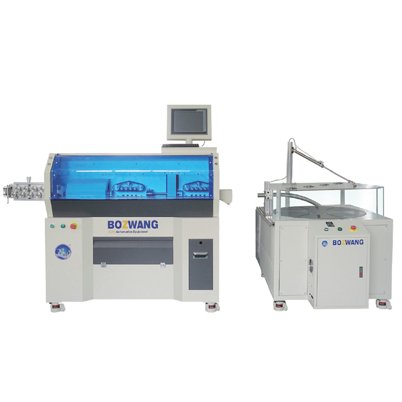 Procesamiento de cables con la peladora automática 120mm2 con fresadora rotativa BZW-882DK-120X