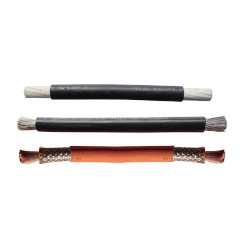 Muestras de cables. Procesamiento de cables con la peladora automática 120mm2 con fresadora rotativa BZW-882DK-120X