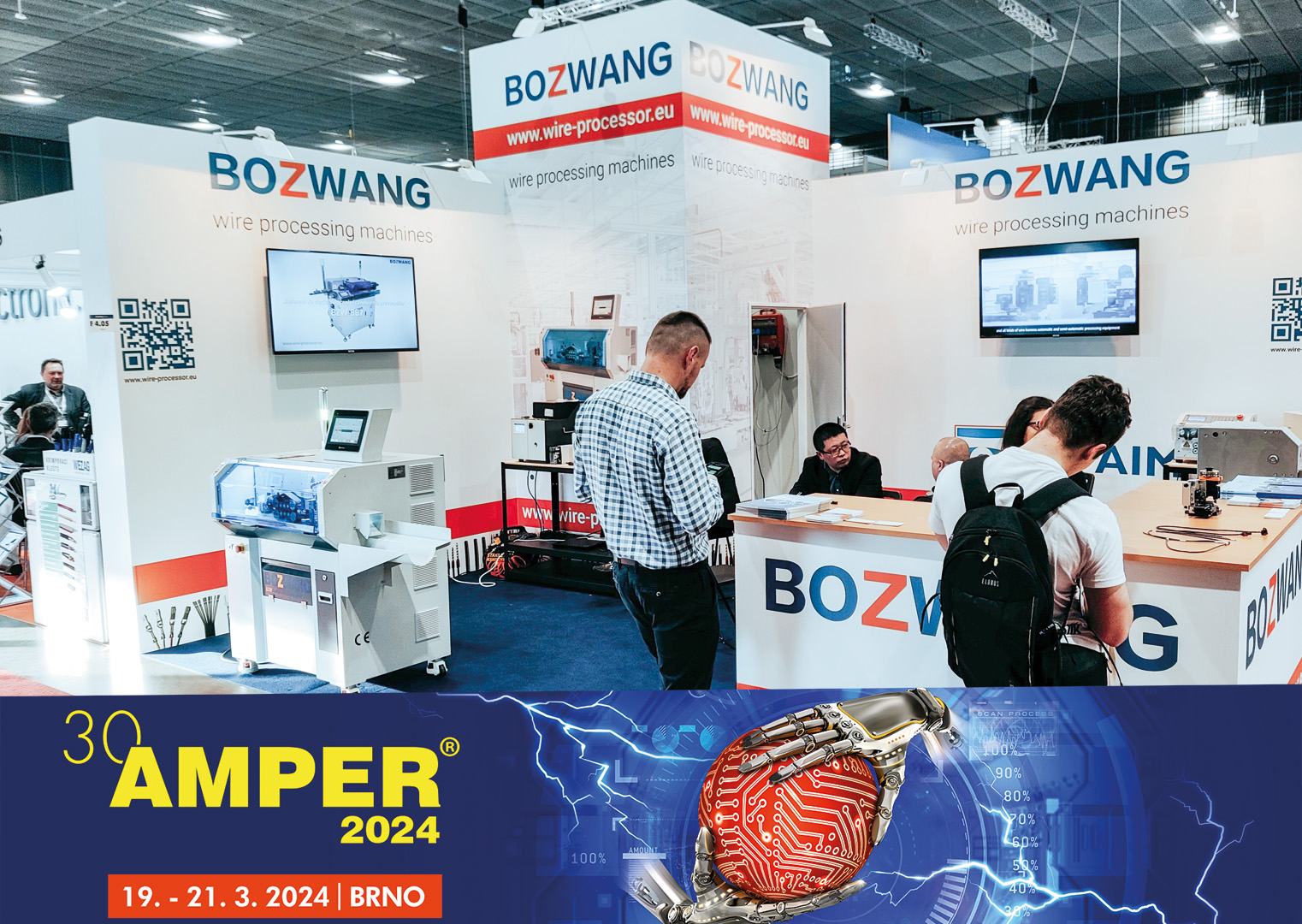 Amper Messe - República Checa - Máquinas para el tratamiento del alambre
