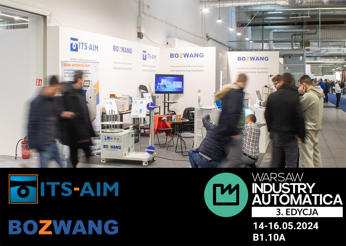 ITS-AIM en la feria Warsaw Industry Automatica, del 14 al 16 de mayo de 2024.