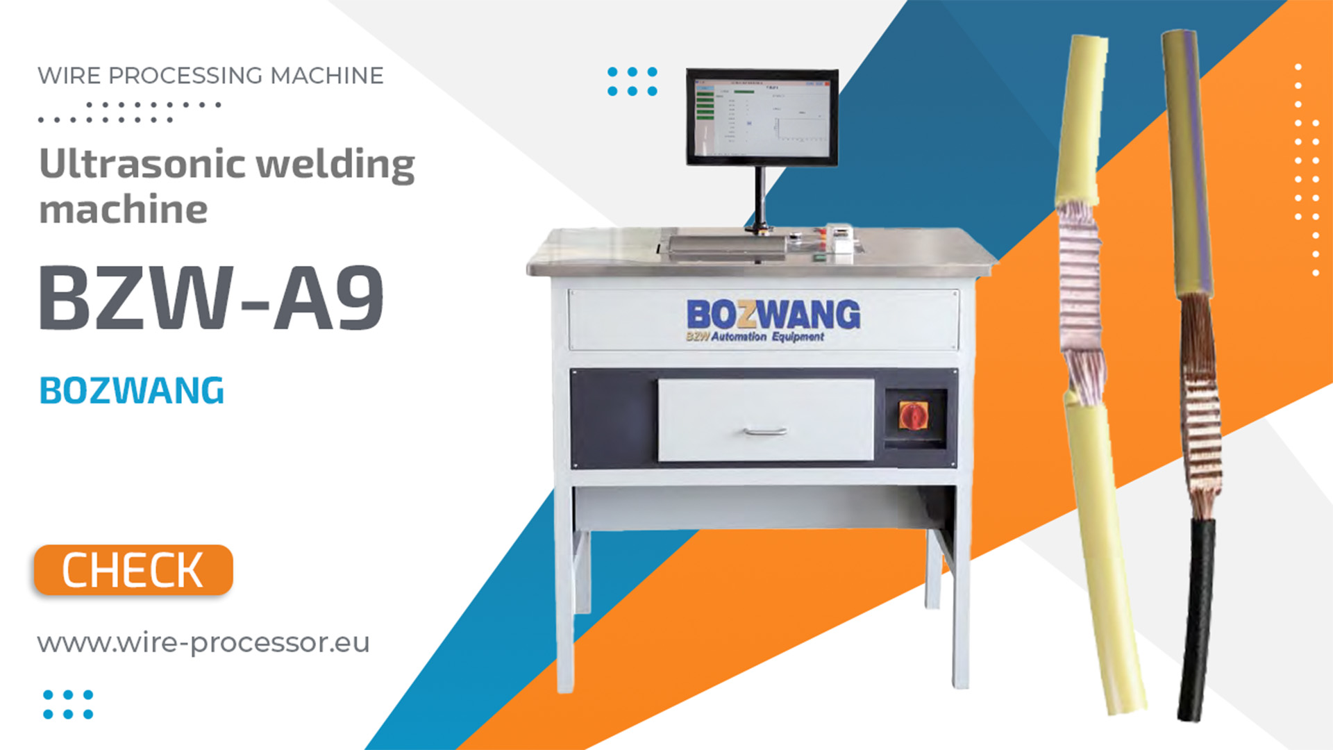 Soldadura por ultrasonidos con hilo - BZW-9A