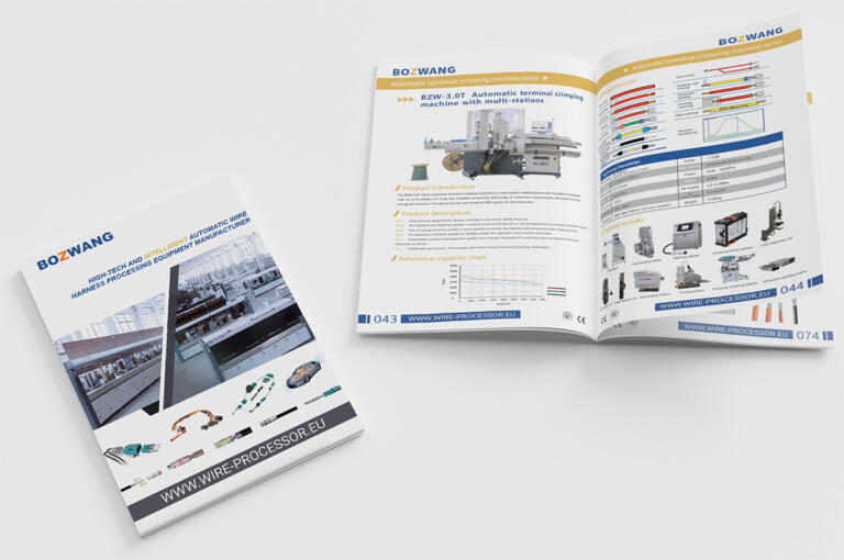 Catálogo de máquinas para el procesamiento de cables - solicite el catálogo de ITS-AIM.